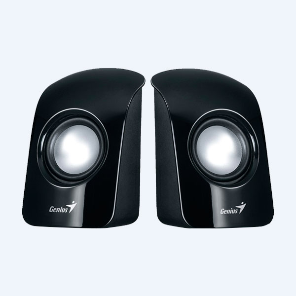 31731006100 - Bocinas Genius SP-U115, 1.5 Watts, USB, Negros