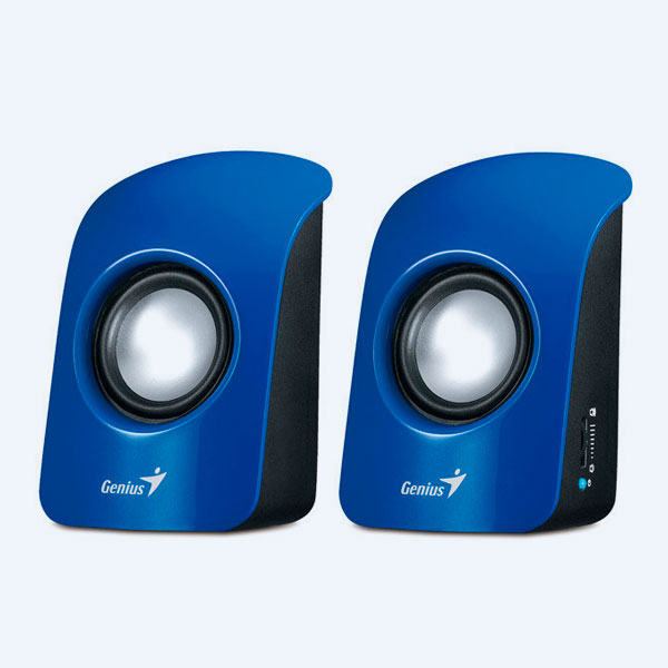 Bocinas Genius SP-U115, 2.0 Canales, 1.5 Watts, Azul
