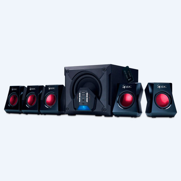 Bocinas Genius SW-G5.1 3500, 5.1 Canales, 80 Watts, Control Remoto, Negro