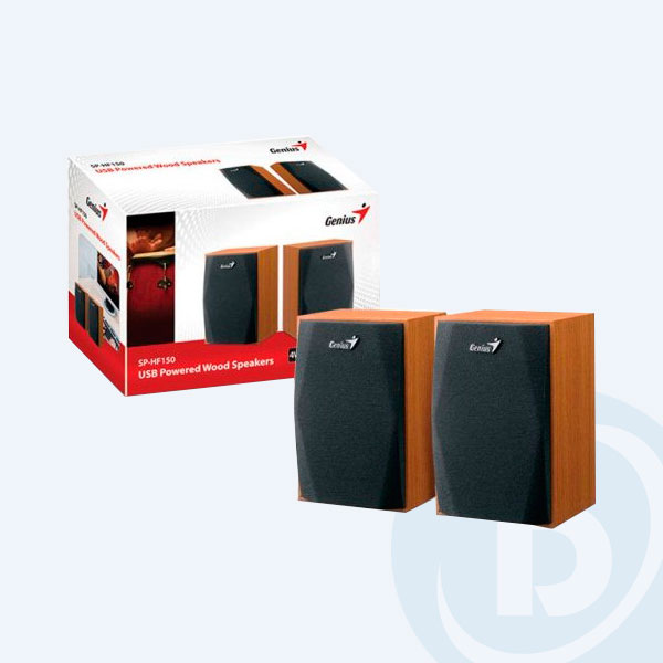 31731053100 - Bocinas  Genius SP-HF150, 4W, color madera 