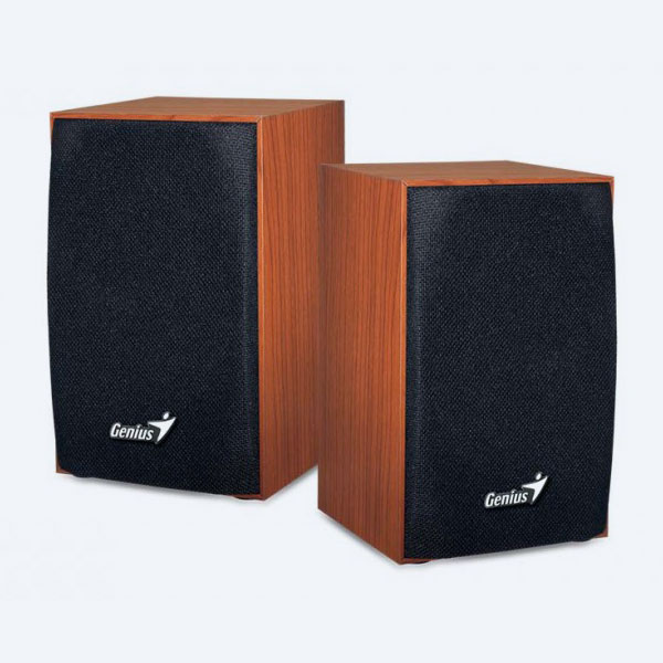 31731063101 - Bocinas Genius SP-HF160, 4W, Negro/Marron