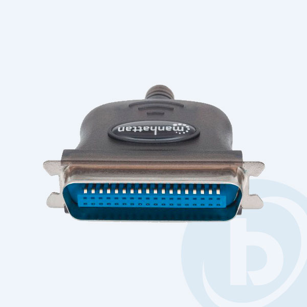 317474 - Cable Convertidor Manhattan, USB a Paralelo (Cen36 Macho), 1.8m, P/impresora