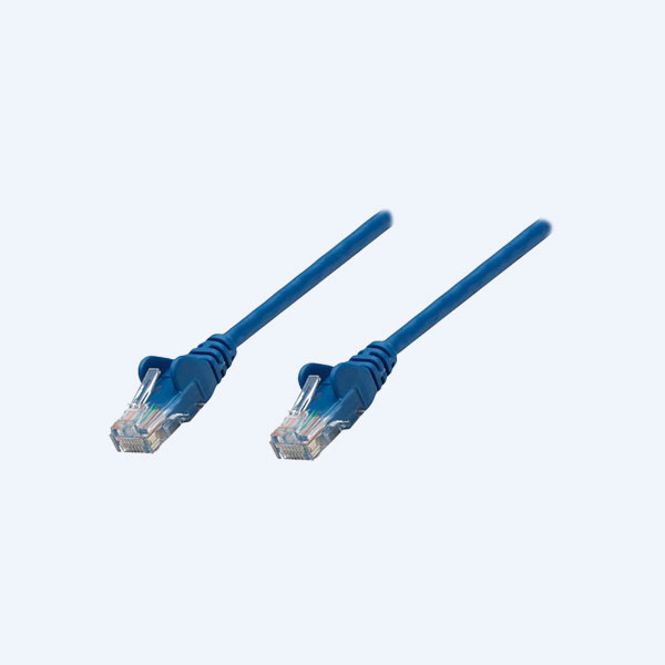 Cable de Red o Patch Cord Intellinet, Categoría 5e, UTP, RJ-45 Macho / RJ-45 Macho, 2m, Azul