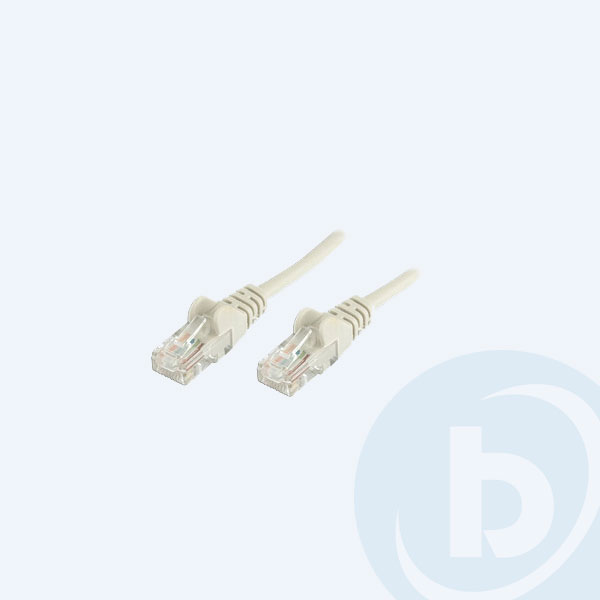 319768 - Cable de red o Patch Cord, Cat 5e, UTP, RJ-45 Macho / RJ-45 Macho, 3m, Gris