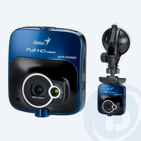 32300018102 - C&aacute;mara de Video Genius DVR-FHD590, P/Automovil, 2.4",Azul/Negro
