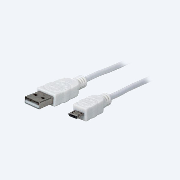 Cable USB 2.0 Manhattan 324069, 1.8M, Micro USB, Blanco