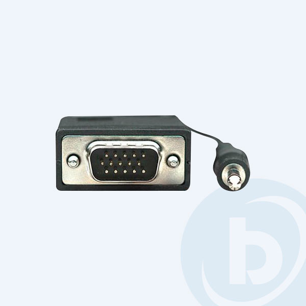 324304 - Cable  Manhattan SVGA con Audio, Conectores HD15/Est&eacute;reo de 3.5 mm/3m