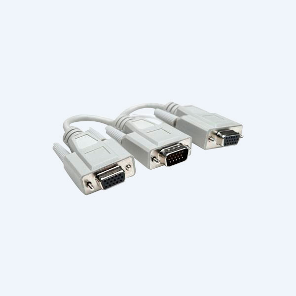 Cable Y para VGA Manhattan, HD15 macho a 2 HD15 hembra