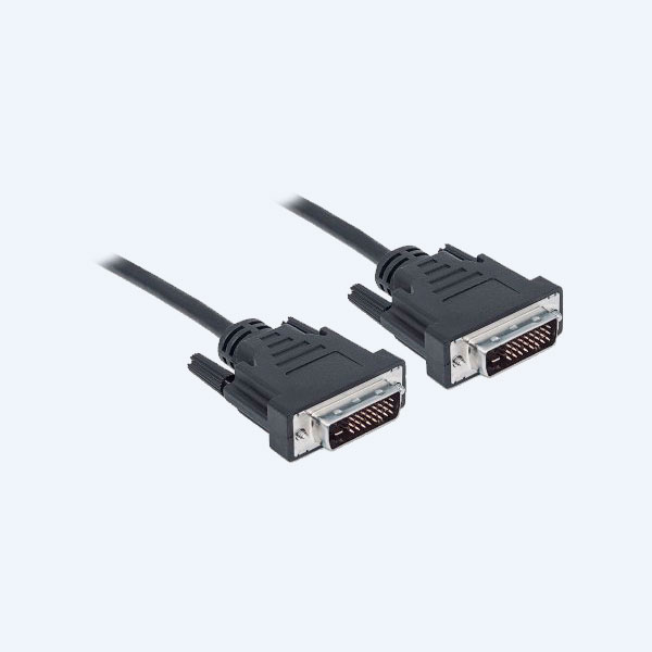 Cable DVI Manhattan, DVI-D Enlace Dual, 1.8m
