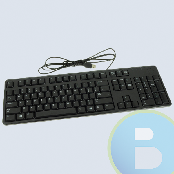 Teclado Dell DJ458, Alambrico, 105 Teclas en Español, Negro