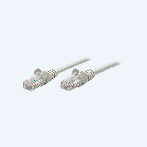Cable de red o Patch Cord, Cat 6, UTP, RJ-45 Macho / RJ-45 Macho, 2 m, Gris