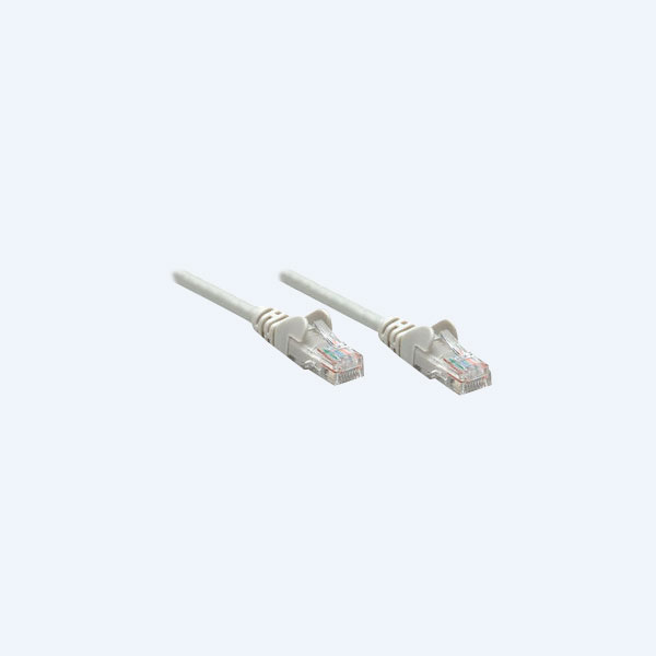Cable de Red o Patch Cord Intellinet, Categoría 6, UTP, RJ-45 Macho / RJ-45 Macho, 2m, Gris