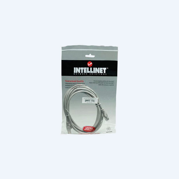 Cable de red Intellinet, UTP, Tipo: RJ-45 Macho/RJ-45 Macho , 1.5mts, Gris