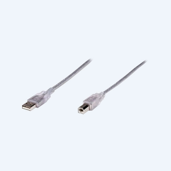 Cable USB Manhattan, A Macho/ B Macho, 4.5m, Plata