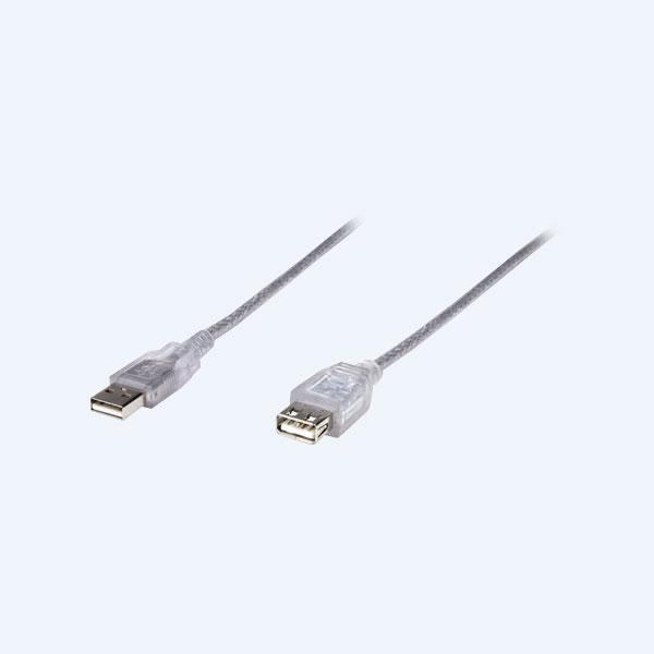Cable de Extensión USB 2.0 Manhattan, A Macho/A Hembra, 4.5m, Plata
