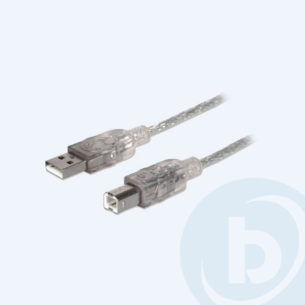 345408 - Cable USB para Impresora Manhattan, A Macho/B Macho, 5m