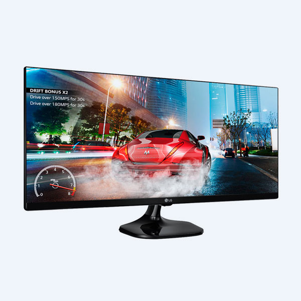 Monitor LED LG 34UM57, 34'', 2K, Ultra HD, 2560x1080, HDMI/DisplayPort, Negro