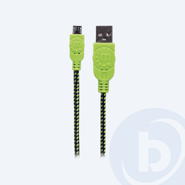 352772 - Cable USB 2.0 Manhattan 352772, 1.8M, Micro USB, Negro/Verde