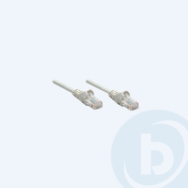 362221 - Cable de red o Patch Cord Intellinet, Cat 5e, UTP, RJ-45 Macho / RJ-45 Macho, 1m, Gris