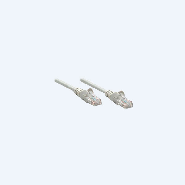 Cable de Red o Patch Cord SOHO Intellinet, Categoría 5e, UTP, RJ-45 Macho / RJ-45 Macho, 2m, Gris