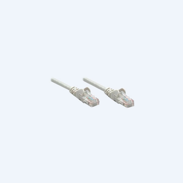 Cable de red o Patch Cord Intellinet, Cat 5e, UTP, RJ-45 Macho / RJ-45 Macho, 3M, Gris