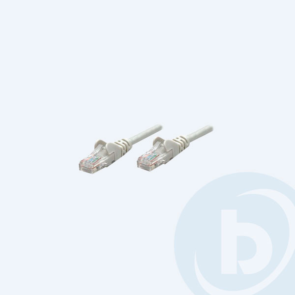 362252 - Cable de red o Patch Cord Intellinet, Cat 5e, UTP, RJ-45 Macho / RJ-45 Macho, 3M, Gris