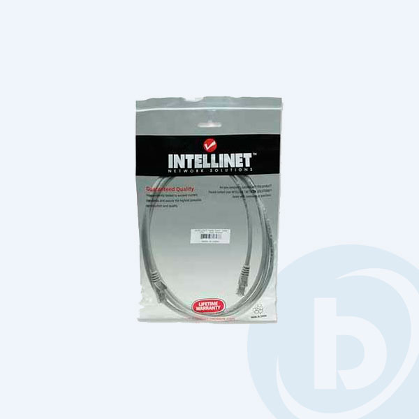 362252 - Cable de red o Patch Cord Intellinet, Cat 5e, UTP, RJ-45 Macho / RJ-45 Macho, 3M, Gris