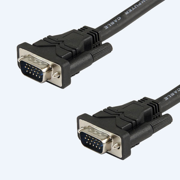 Cable SVGA Manhattan, Macho/Macho, 11m, Negro, Para Monitor/Proyector