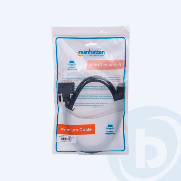 372503 - Cable de Video Manhattan HDMI a DVI-D, 1.8 mts, M-M
