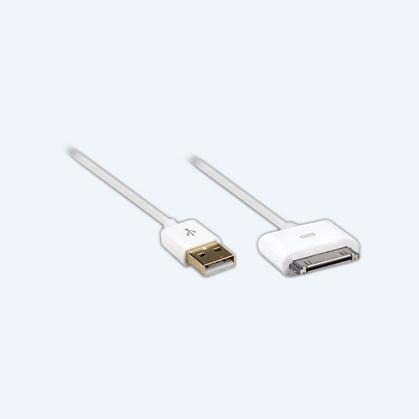 Cable iLynk USB, A Macho/30 pines Macho, 1.2 m, para iPod/iPhone