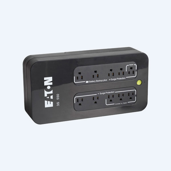 No Break Eaton 3S550 , 550VA, 330W, 8 Contactos, 10 min