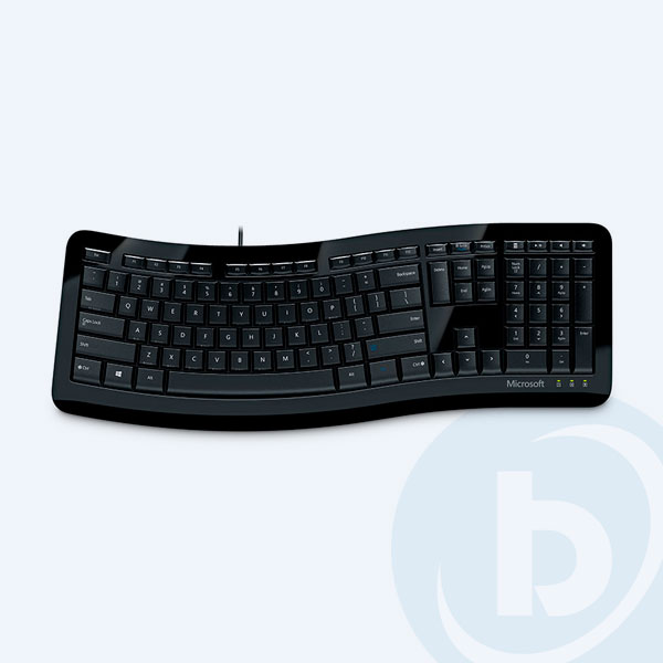 3TJ-00004 - Teclado Microsoft Multimedia Comfort Curve 3000, Al&aacute;mbrico, USB