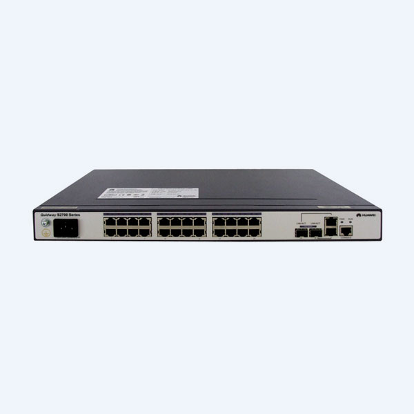 Switch Huawei S2700-26TP-EI-AC, 26 Puertos, 24 Ethernet 10/100 Mbps, 2 Gigabit Ethernet 10/100/1000 Mbps Dual, Administrable