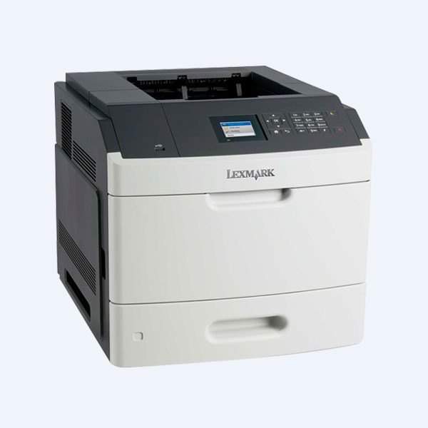 Impresora Láser Monocromático Lexmark MS810DN, 55ppm Negro, Ethernet/USB, Duplex