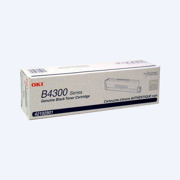 Tóner Okidata 42102901, Negro, 6000 Paginas, Alto Rendimiento, Para  B4300/B4350