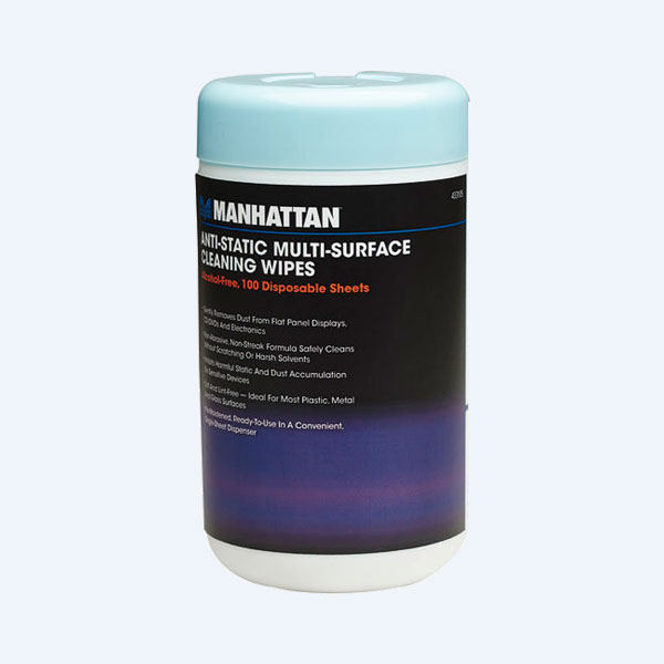 Toallas húmedas Manhattan para monitor, 100 toallas