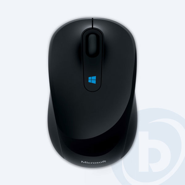 43U-00001 - Mouse Microsoft Sculpt Mobile, Inal&aacute;mbrico, 3 Botones, Negro
