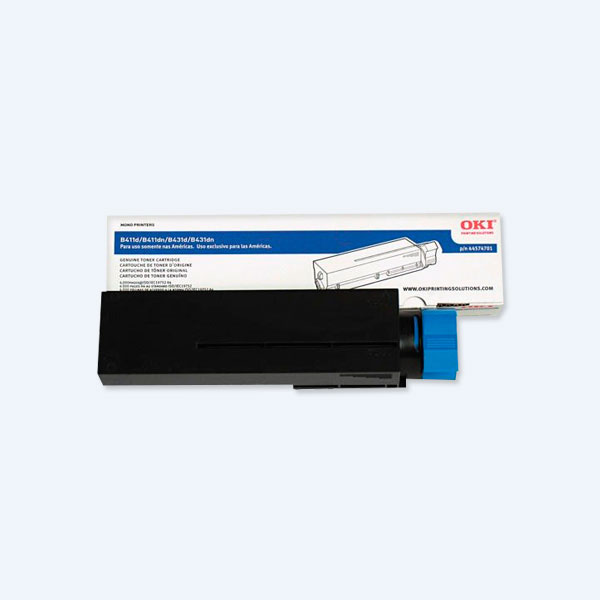 Tóner OKI Data, Negro, Rendimiento Estándar, P/B411, B431, MB461, MB491