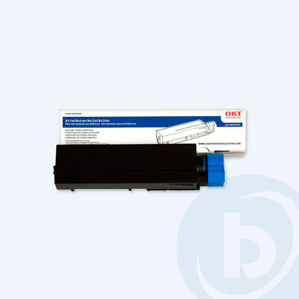 44574701 - T&oacute;ner OKI Data, Negro, Rendimiento Est&aacute;ndar, P/B411, B431, MB461, MB491