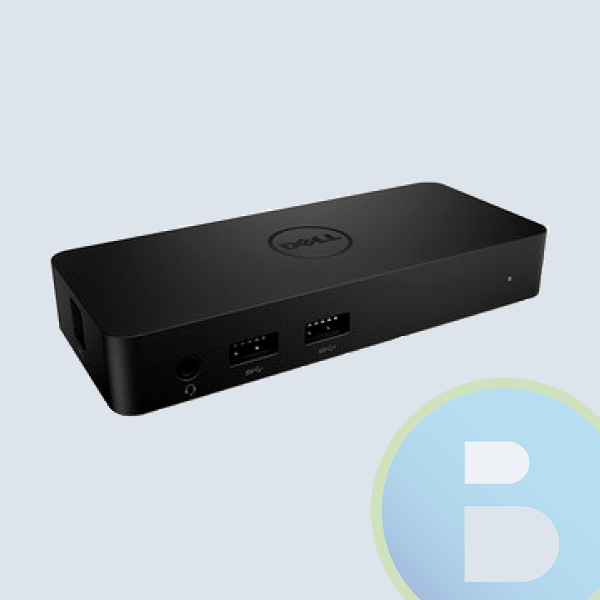 Cable adaptador Dell  Dual Video 452-BBZI, 3x USB 3.0, 1x RJ-45, Negro