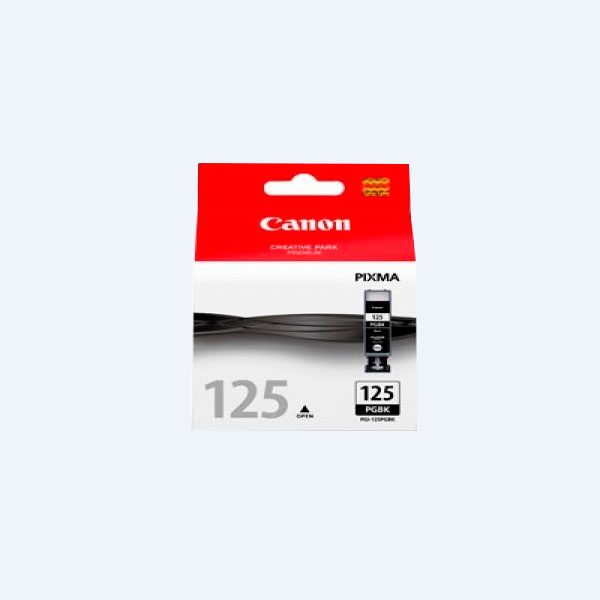 Cartucho Canon PGI-125, Negro, 350 páginas, 19ml