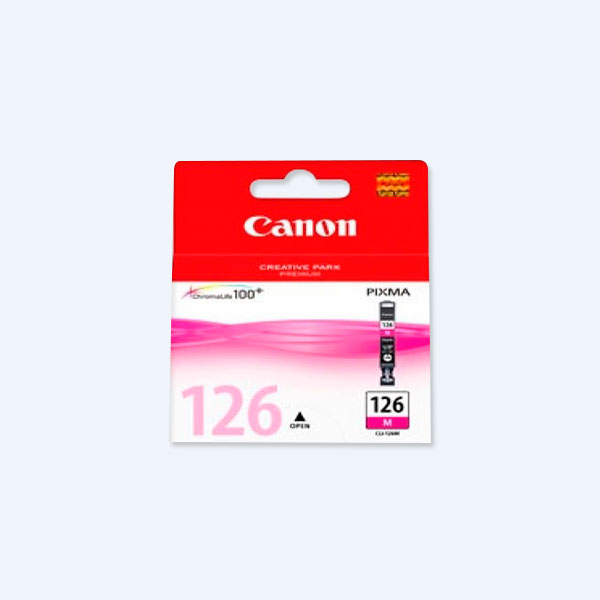 Cartucho Canon 126 Magenta, P/MG6110, MG5210, Pixma iP4810