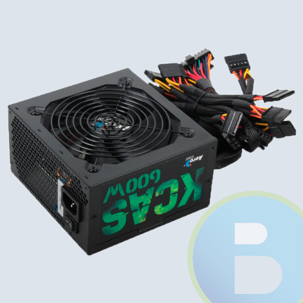 Fuente de Poder Aerocool KCAS-600, ATX/600W/80Plus/PC/Gamer, Bronce