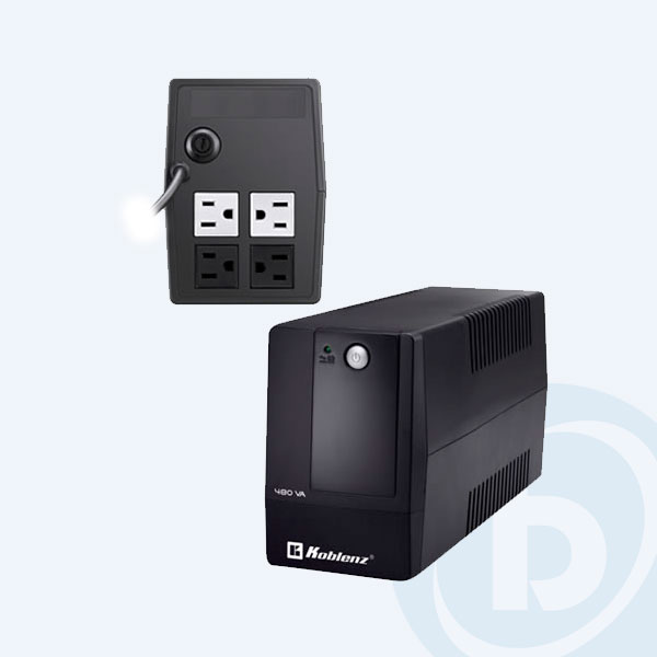 5016-USB/R - No Break Koblenz 5616, 500VA, 240W, 4 Contactos, 18min, con Protecci&oacute;n Telef&oacute;nica, Con Regulador