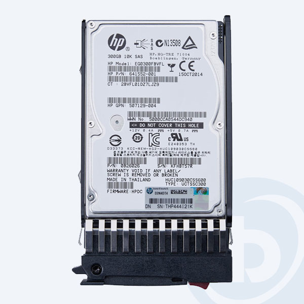 507127-B21 - Disco Duro HP Enterprise, 300GB, 2.5'', 6 Gbps SAS, 10K , SFF