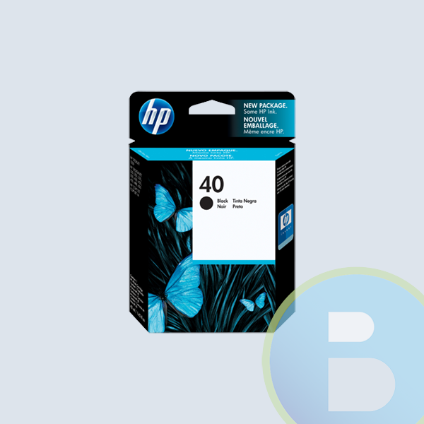 Cartucho de Tinta HP 40, Negro Alto Rendimiento