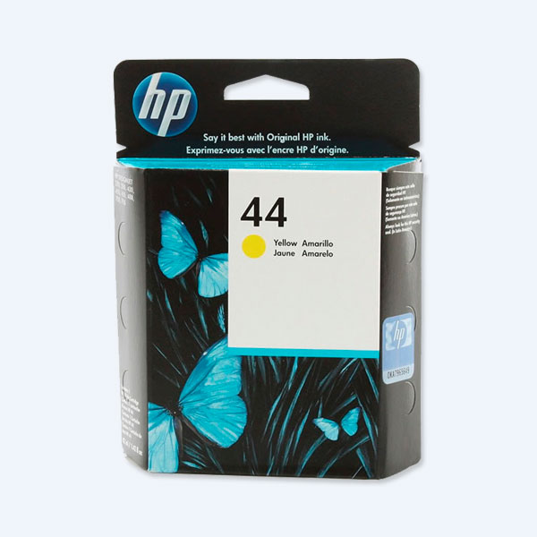 Cartucho HP 44, Amarillo, 42ml, para Designjet 300/ 750C/ 450C/ 455C/ 755CM