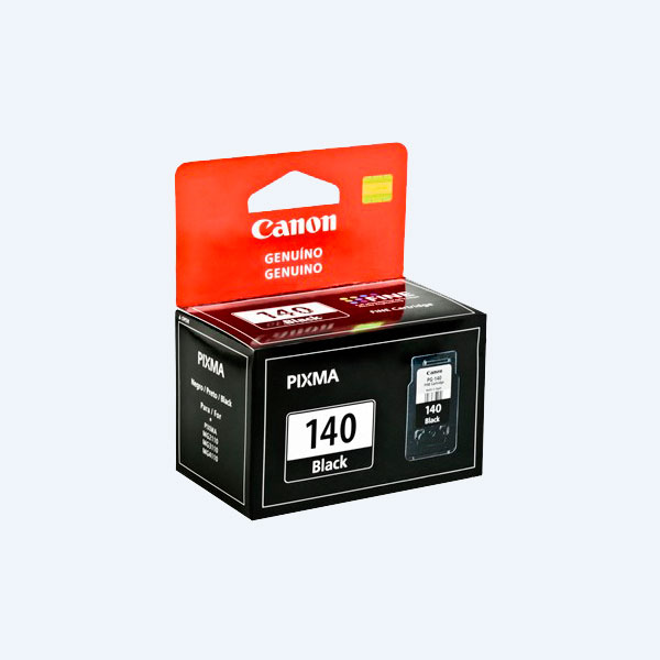 Cartucho de Tinta Canon 140 Negro,180pags, p/ Pixma MG2110, MG3110, MG4110