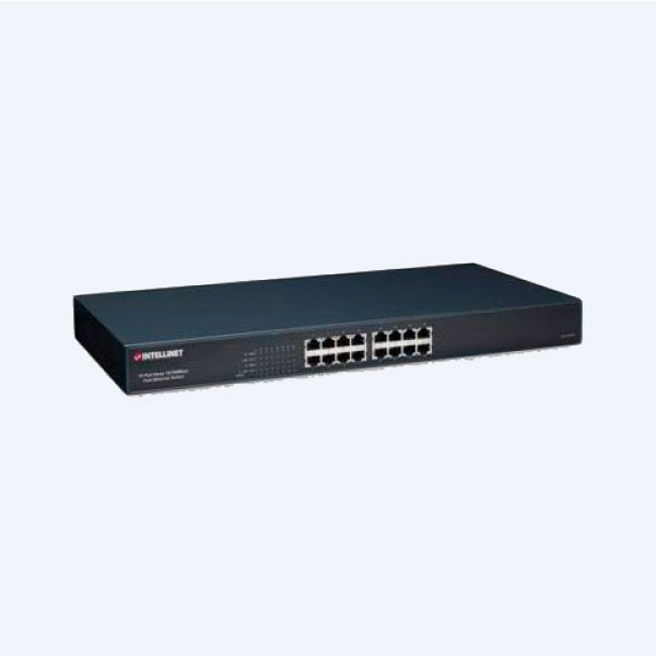 Switch Intellinet, 16 Puertos, Montaje en Rack