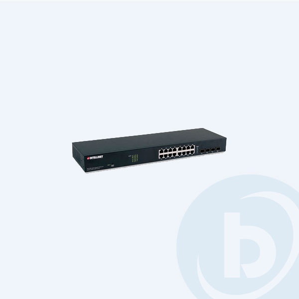 520409 - Switch Intellinet, 16 Puertos, Montaje en Rack